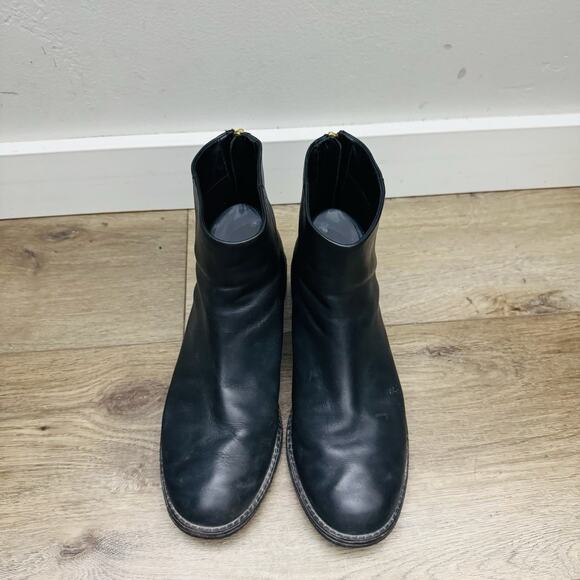 Sperry Top Sider Black Leather Booties Women’s Size 9.5 - Picture 4 of 11